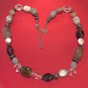 Chunky Quartz Gemstone Necklace